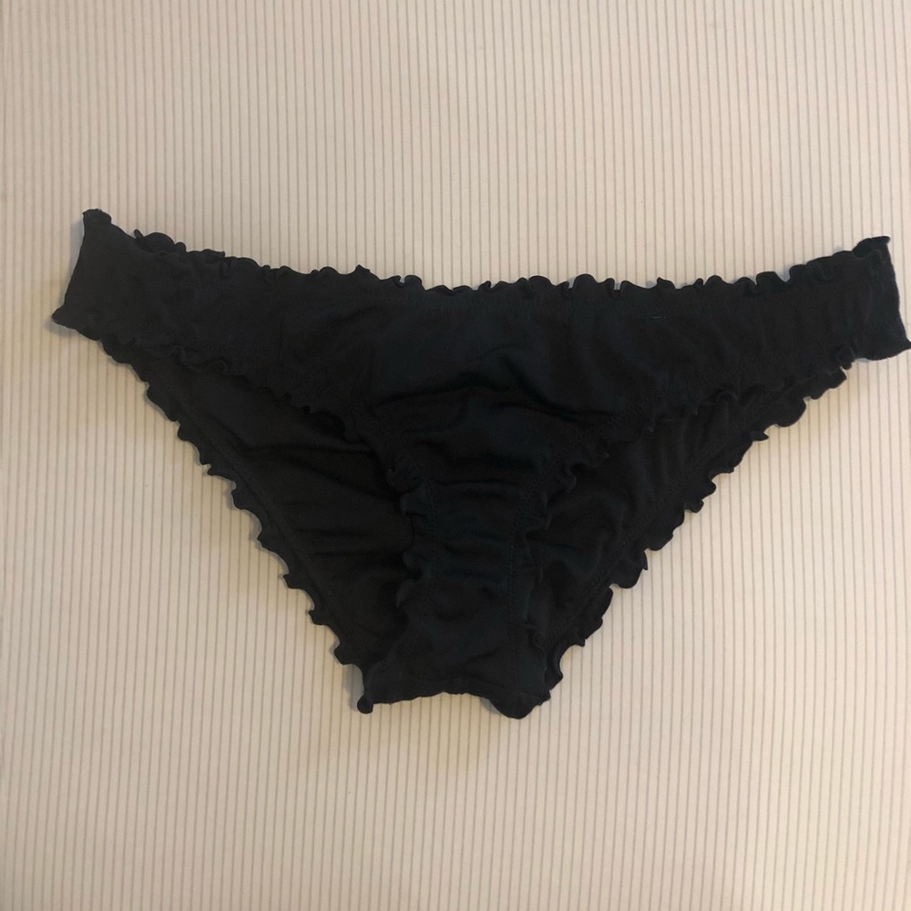 Black Cheeky Bikini Bottoms